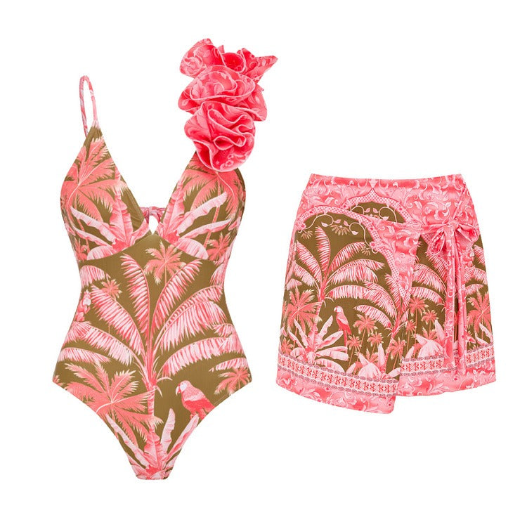 Printed Fashionable Swimsuit For Women